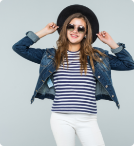 young-woman-with-black-hat-sunglasses-isolated-white-background